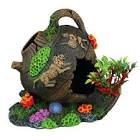 Amphora with plants 12 cm - Tank Decoration