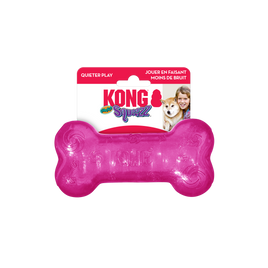 Kong - Squeezz Crackle Bone - Assorted - Medium