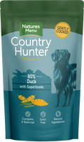 Natures Menu - Country Hunter Free Range Wet Dog Food - Succulent Duck - 6 Pack X 150g