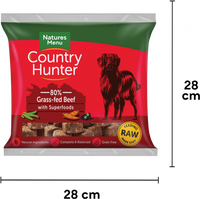 Natures Menu - Country Hunter Complete Nuggets - Grass Fed Beef - 1kg