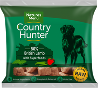 Natures Menu - Country Hunter Complete Frozen Nuggets - British Lamb - 1kg