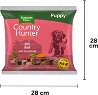 Natures Menu - Country Hunter Complete Frozen Nuggets - Puppy Beef - 1kg