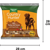 Natures Menu - Country Hunter Complete Nuggets - Turkey And Goose