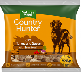 Natures Menu - Country Hunter Complete Nuggets - Turkey And Goose