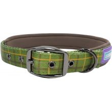Dog & Co - Country Check Green Collar - X-Large