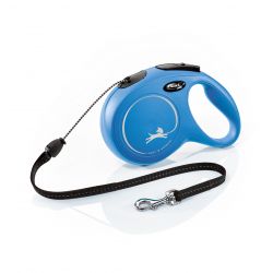 Flexi - Classic Retractable Cord 8m - Medium - Blue