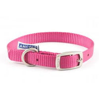 Ancol - Viva Nylon Buckle Collar - Pink - Size 2 (26-31cm)