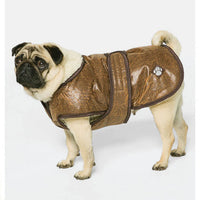 Danish Design - Waggles Dog Coat - Brown - 35cm (14")
