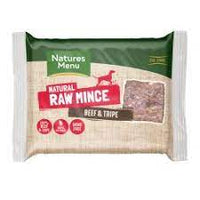 Natures Menu - Raw Frozen Mince Block - Beef & Tripe - 400g