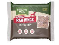 Natures Menu - Raw Frozen Mince Block - Beef & Tripe - 400g