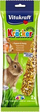 Vitakraft - Kracker Rabbit Stick - Popcorn & Honey - 2 Pack