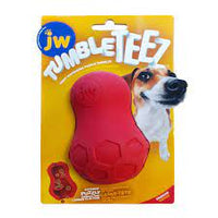 JW - TUMBLE TEEZ Treat Toy - Red - Medium
