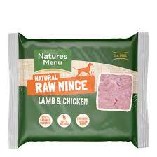 Natures Menu - Raw Frozen Mince Block - Lamb & Chicken - 400g