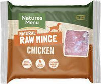 Natures Menu - Raw Frozen Mince Block - Just Chicken - 400g