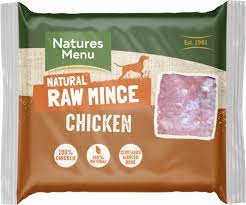 Natures Menu - Raw Frozen Mince Block - Just Chicken - 400g