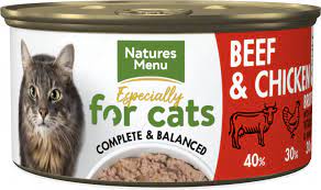 Natures Menu - Beef & Chicken In Broth - Adult Cat Food - 85g Can