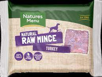 Natures Menu - Raw Frozen Mince Block - Turkey - 400g