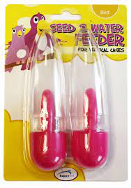 Happy Pet - Seed & Water Feeder - Twin Pack