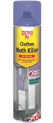 Zero In - Clothes Moth Aerosol Killer - 300ml