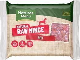 Natures Menu - Raw Frozen Mince Block - All Beef - 400g