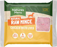 Natures Menu - Raw Frozen Mince - Chicken & Liver - 400g