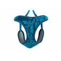 Ancol - Soft Velvet Cat Harness & Lead - Teal - Medium