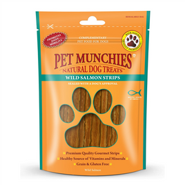 Pet Munchies - WIld Salmon Strips - 80g