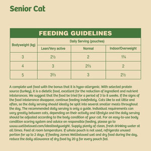 James Welbeloved -  Turkey Grain Free - Senior Cat - 85g Pouch - Single Pouch