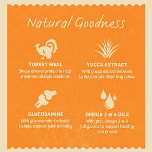 James Welbeloved -  Turkey Grain Free - Senior Cat - 85g Pouch - Single Pouch