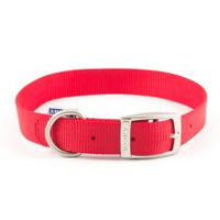 Ancol - Nylon Dog Collar - Red - Size 5 (20")
