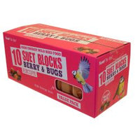 Suet to go - Suet Value Blocks - Berry - 10 Pack