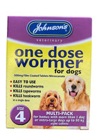 Johnson - One Dose Wormer - Size 4