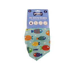 Animate - Pet Cooling Bandana - Fish - Small - 51 x 18cm