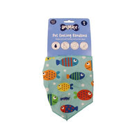 Animate - Pet Cooling Bandana - Fish - Med -  58 x 22cm