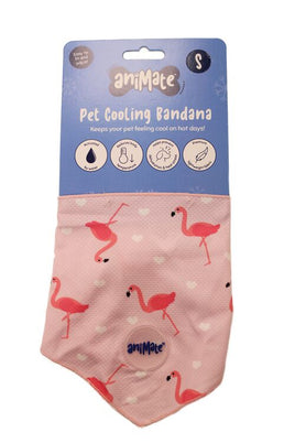 Animate - Pet Cooling Bandana - Flamingo - Small - 51 x 18cm