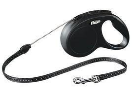 Flexi - Classic Retractable Cord 5m - Small - Black
