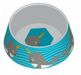 Ministry Of Pets - Melamine Non-slip Pet Bowl - Narwhal - Small (250ml)