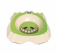 Bamboo Monster Shaped Bowl - Green