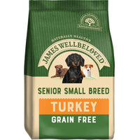 James Wellbeloved - Senior Small Breed Dog - Turkey Grain Free - 1.5kg