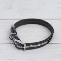 Oscar & Hooch - Dog Collar - Graphite - X Small
