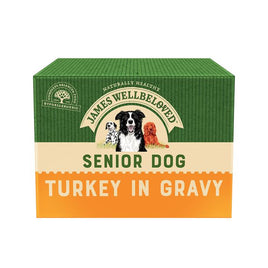 James Wellbeloved - Senior Dog Pouch 150g - Turkey & Rice - Single Pouch