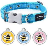 Red Dingo - Purple Bones Dog Collar - Large