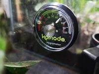 Komodo - Combined Thermometer & Hygrometer - Analogue