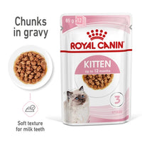 Royal Canin - Kitten Instinctive Chunks In Gravy - 12 Pack (85g Pouch)