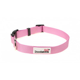 Doodlebone - Originals Nylon Collar - Blush - 3 to 6