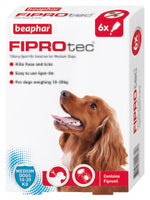 Beaphar - Fiprotec Spot On Medium Dog - 6 Pipettes