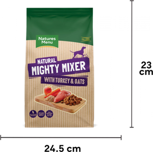 Natures Menu - Mighty Mixer Turkey & Oats - 2kg