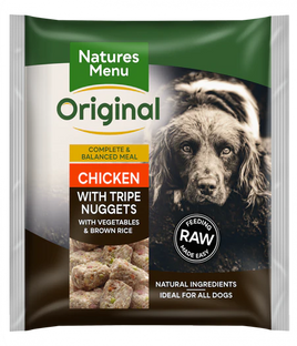 Natures Menu - Complete Original Frozen Nuggets - Tripe & Vegetable - 1kg