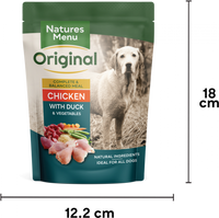 Natures Menu -  Complete Original Wet Dog Food - Chicken & Duck - 8 Pack x 300g