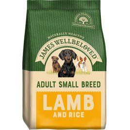 James Wellbeloved - Lamb & Rice - Adult Small Breed Dog - 1.5kg
